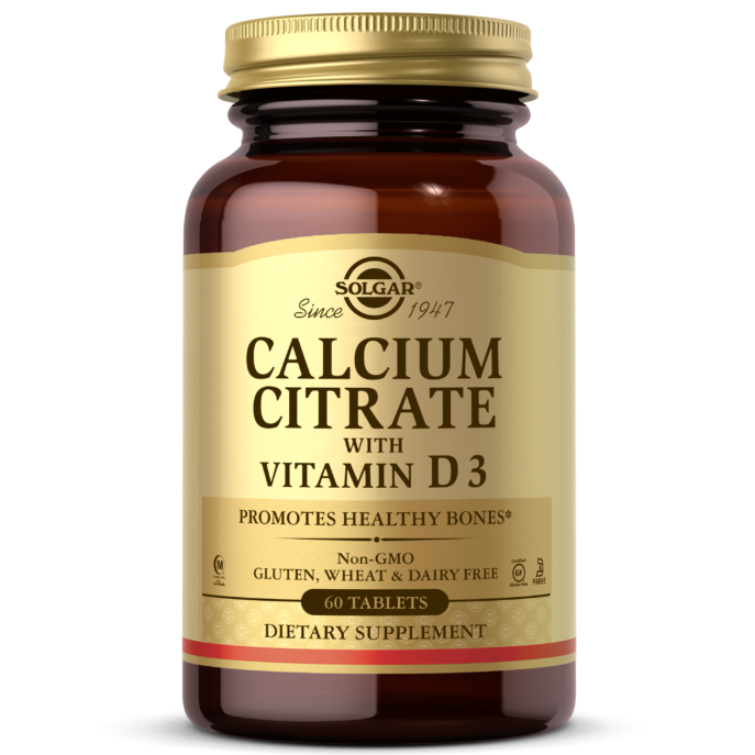 Solgar Calcium Citrate With Vitamin D3 240 Tablets