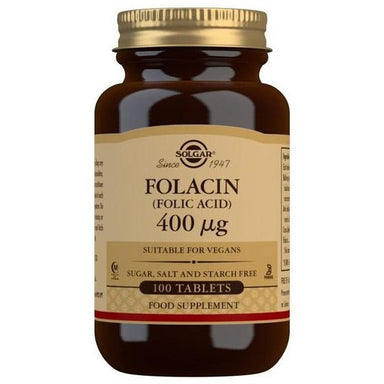 Solgar Folic Acid 400ug 100 Tablets