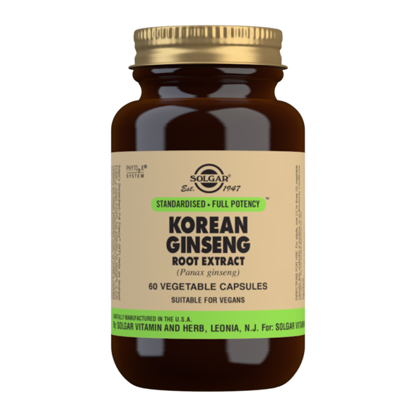Solgar Korean Ginseng Root Extract 60 Capsules