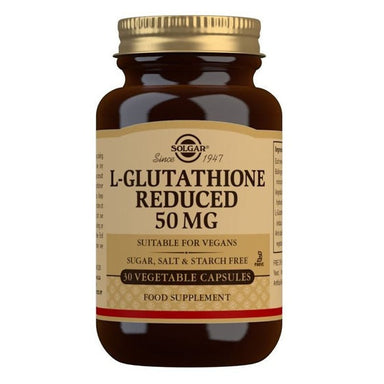 Solgar L-Glutathione Reduced 50mg 30 Capsules