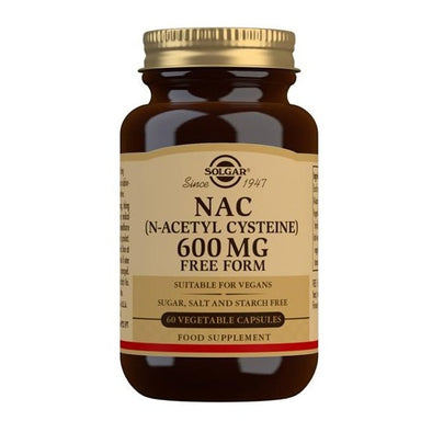 Solgar NAC (N-Acetyl Cysteine) 600mg 60 Capsules