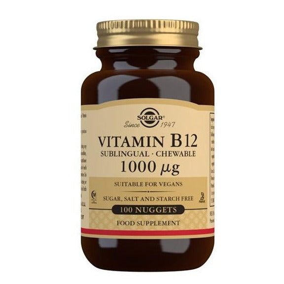 Solgar Vitamin B12 Sublingual 1000ug 100 Nuggets