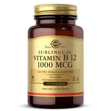 Solgar Vitamin B12 Sublingual 1000ug 250 Nuggets