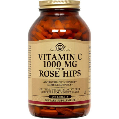 Solgar Vitamin C 1000mg With Rose Hips 250 Tablets