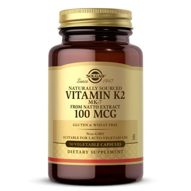 Solgar Vitamin K2 100ug 50 Capsules
