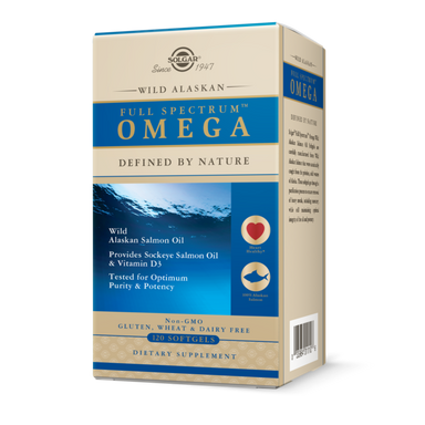 Solgar Wild Alaskan Full Spectrum Omega 120 Softgels