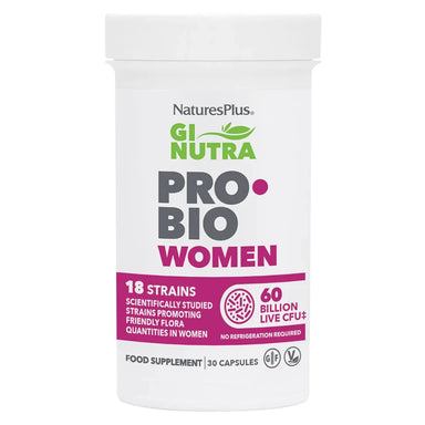 Nature's Plus GI Nutra Probiotic Women 30 Capsules