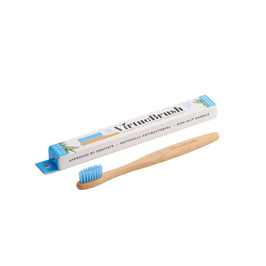 Virtue Brush Kids Bamboo Toothbrush Blue