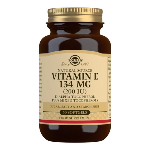Solgar Vitamin E 134mg 50 Softgels