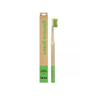 F.E.T.E Bamboo Toothbrush Firm Green