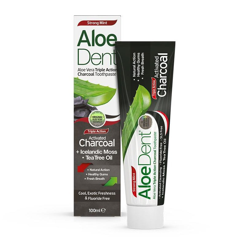 Aloe Dent Activated Charcoal Toothpaste 100ml