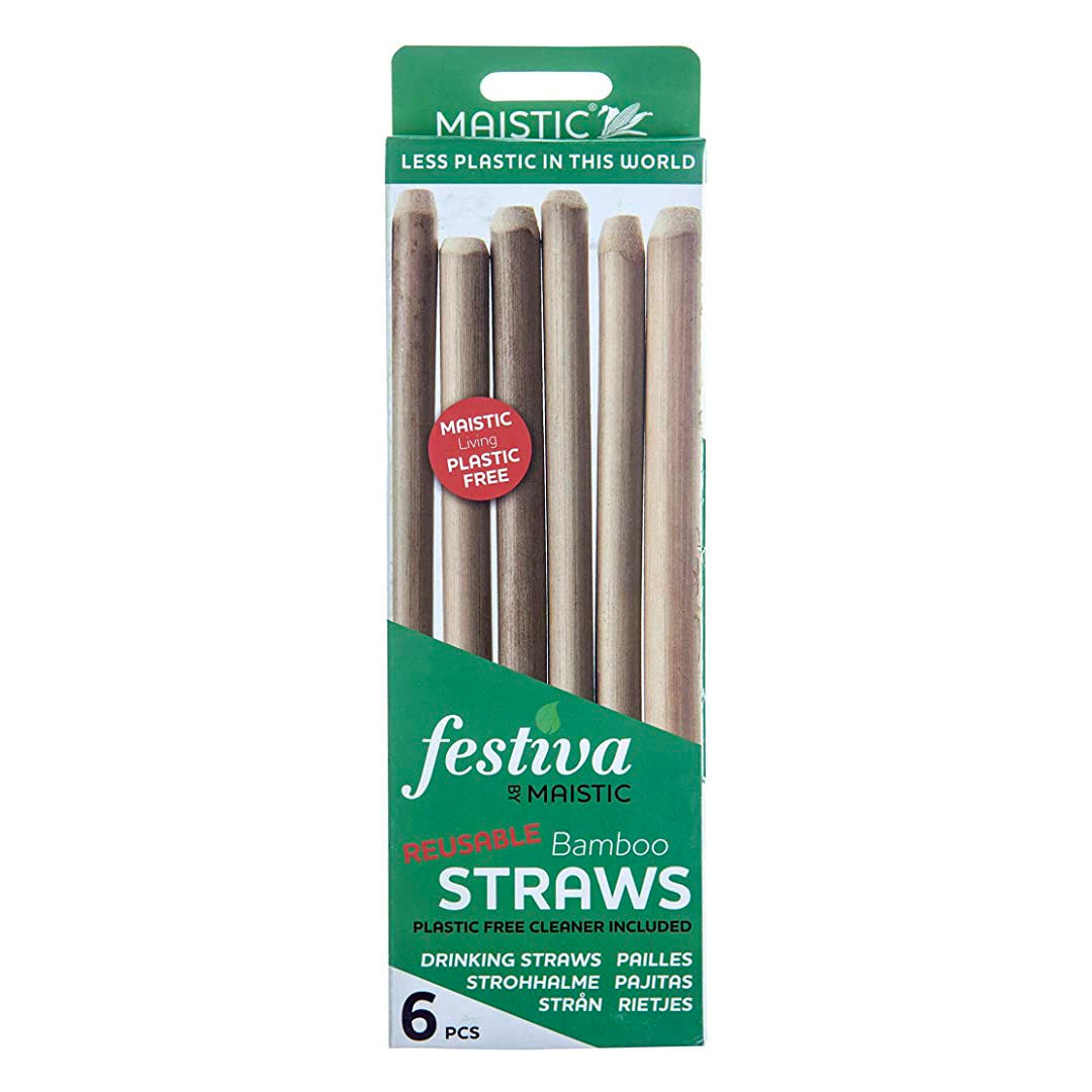 Maistic Bambo Straws 6pcs