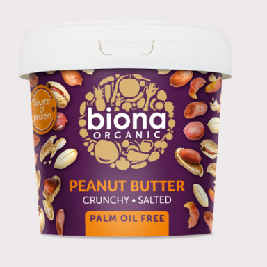 Biona Organic Crunchy Peanut Butter 1kg