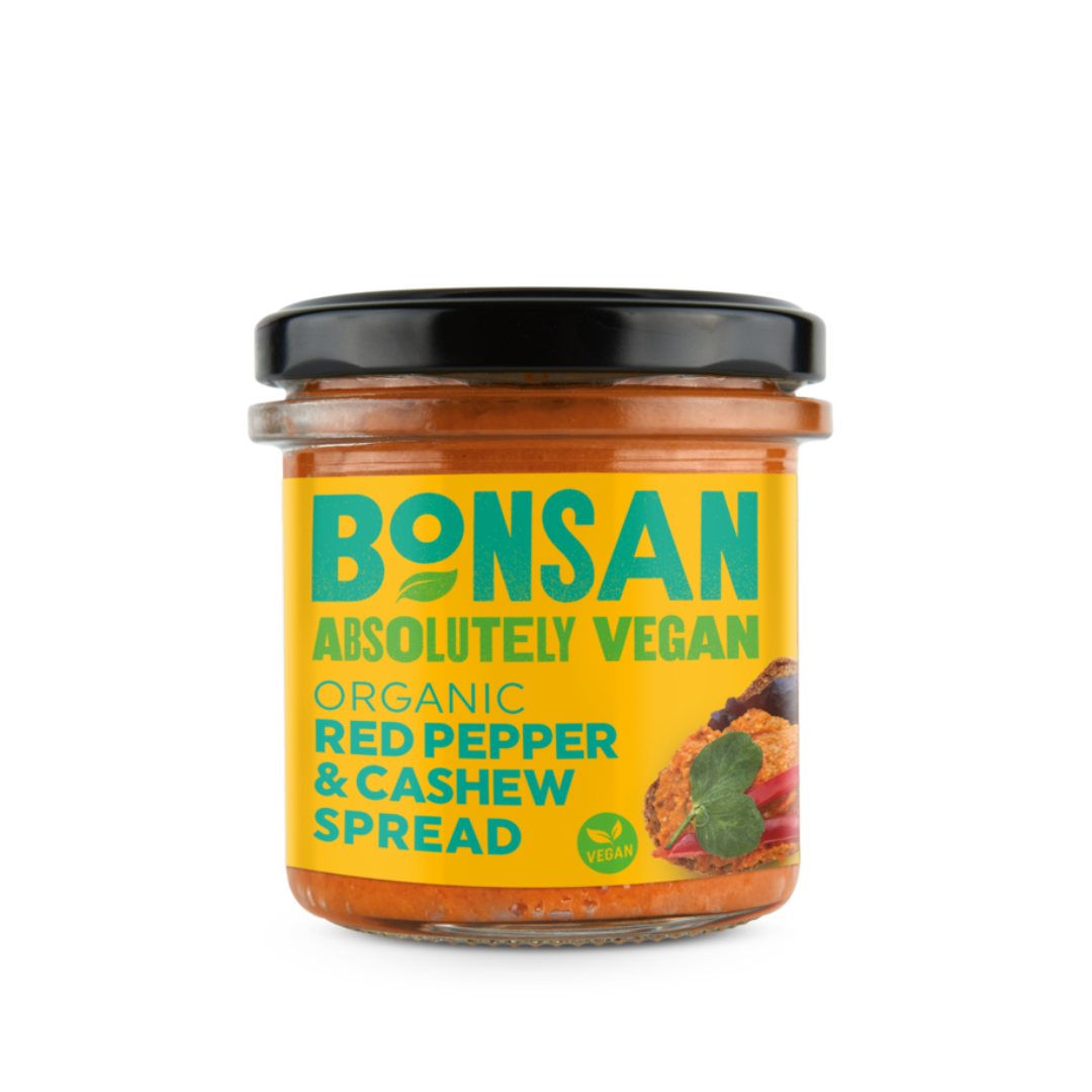 Bonsan Organic Red Pepper and Cashew Spread 130g
