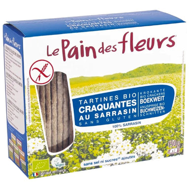 Le Pain Des Fleurs Buckwheat Crispbread No Sugar or Salt 150g