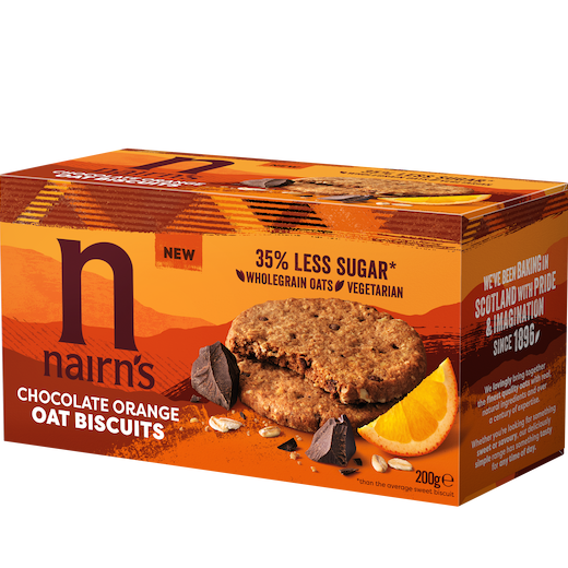 Nairn's Chocolate Orange Oat Biscuits