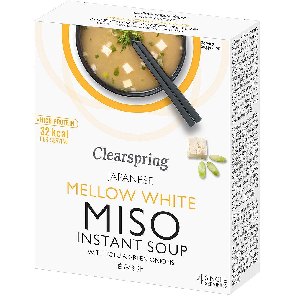 Clearspring White Miso Instant Soup 4 Sachets