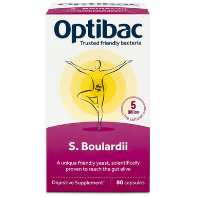 OptiBac Saccharomyces Boulardii 80 Capsules
