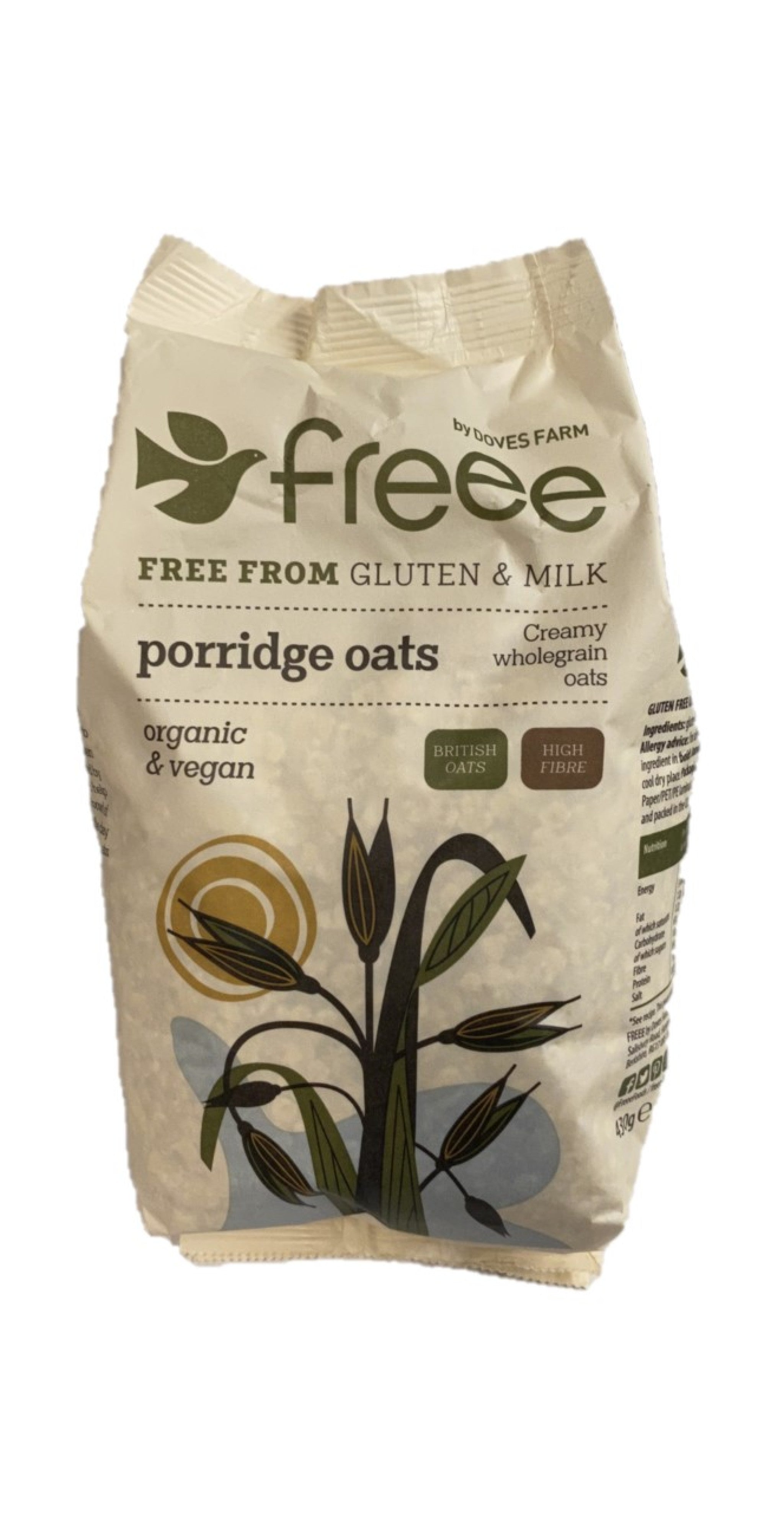 Doves Gluten Free Porridge Oats 450g