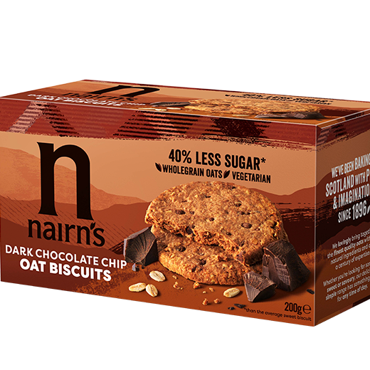 Nairn's Dark Chocolate Oat Biscuits
