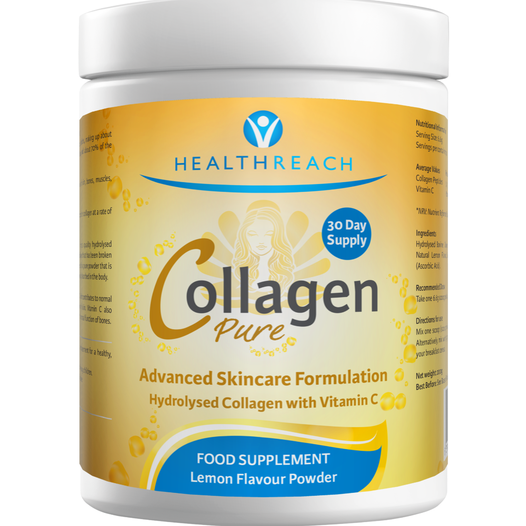 HealthReach Collagen Powder Lemon Flavour 30 servings