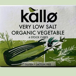Kallo Very Low Salt Organic Vegetable Cubes 6s