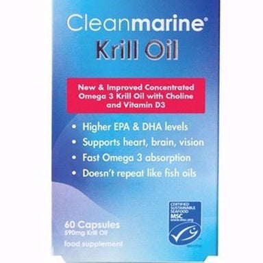 Cleanmarine Krill Oil 60 capsules