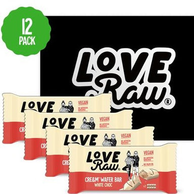 Love Raw White Chocolate Wafer Bar - Box Of 12