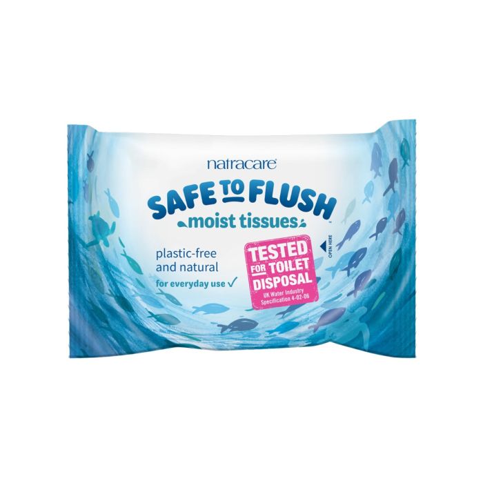 Natracare Safe to Flush Moist 30 Tissues