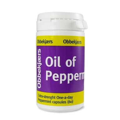 Obbekjaers Peppermint Oil 60 Capsules