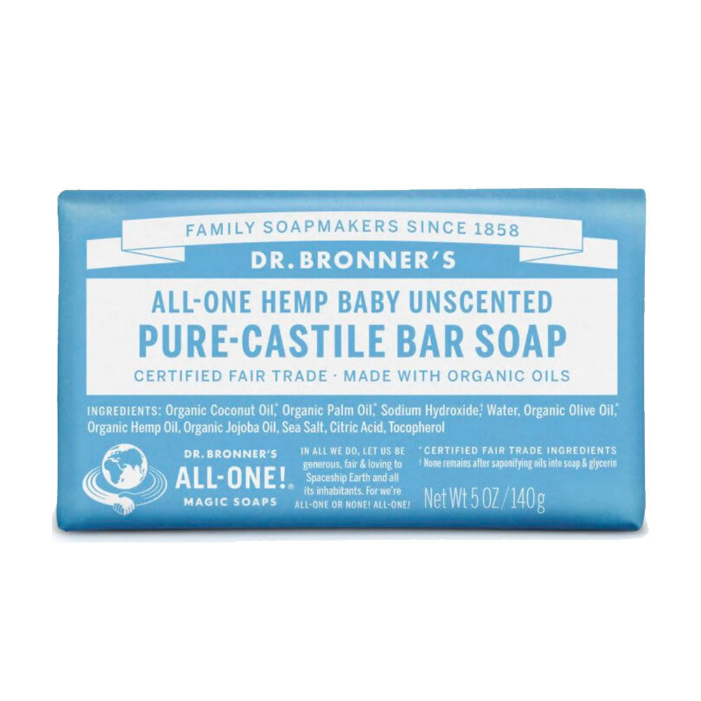 Dr. Bronner's Baby Unscented Soap 140g