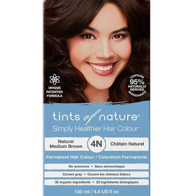 Tints of Nature 4N Natural Medium Brown Permanent Hair Dye